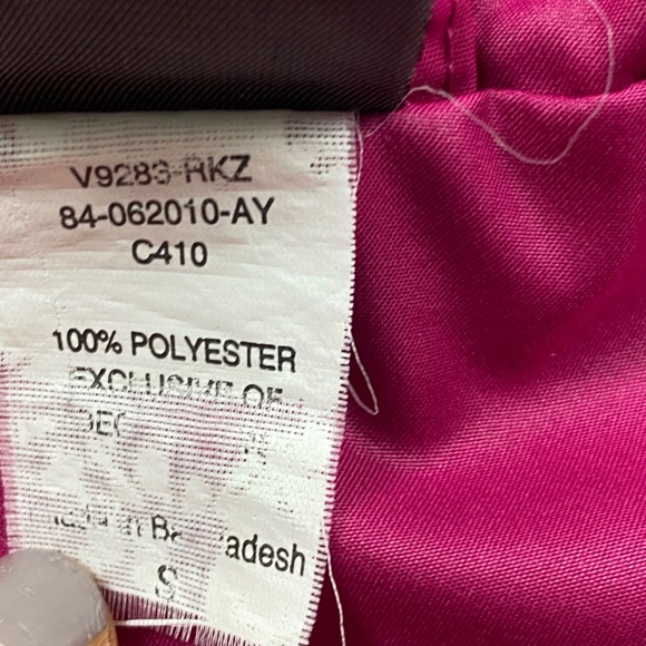 Champion Women's Fuchsia Rain Jacket Size Small - Picture 5 of 15